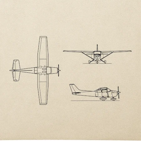 Obrys Cessna 172 Skyhawk