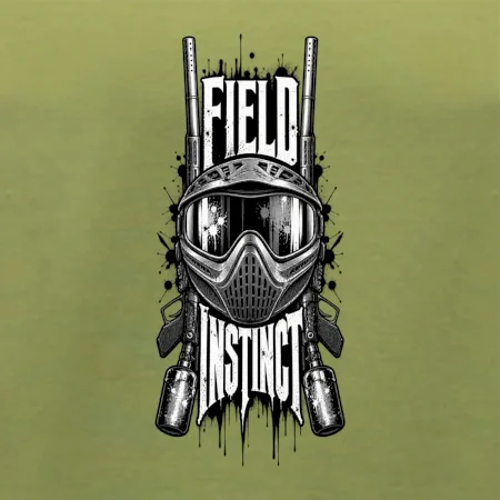 Černobílá maska field instinct paintball