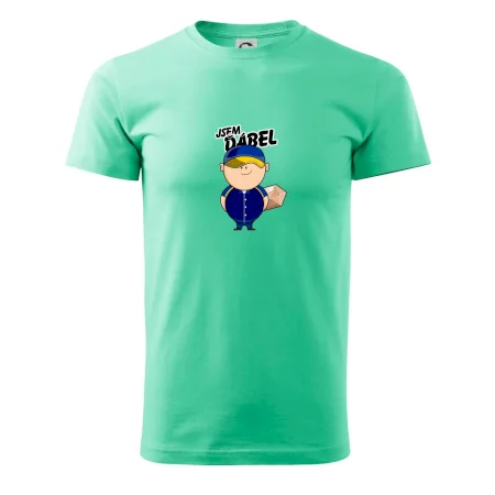 Jsem ďábel doručovatel modro žlutý