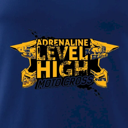 Motocross adrenaline level high
