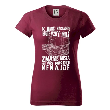 K řidiči náklaďáku buďte vždy milý