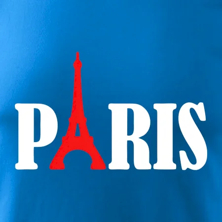 Paris nápis Eiffelova věž