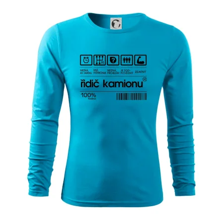 Čárový kód řidič kamionu