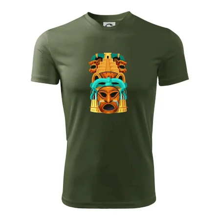Mayové maska s pyramidou
