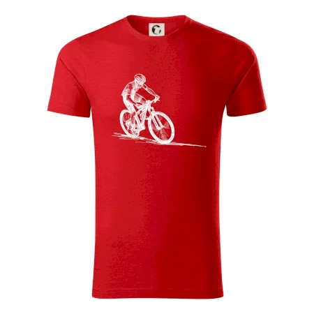 MTB kreslený cyklista