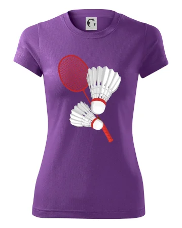 Badminton - pálka a košík