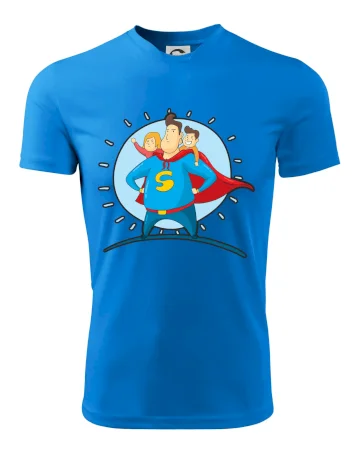 Táta superman - holka a kluk