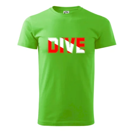 Dive nápis vlajka