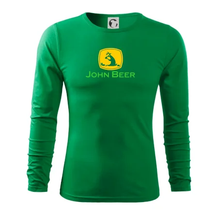 John Beer jelen s pivem
