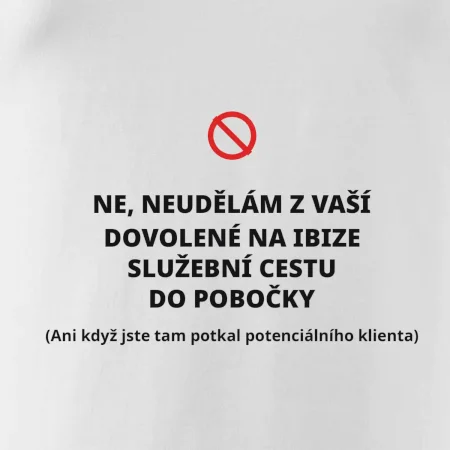 Dovolená na Ibize není služební cesta