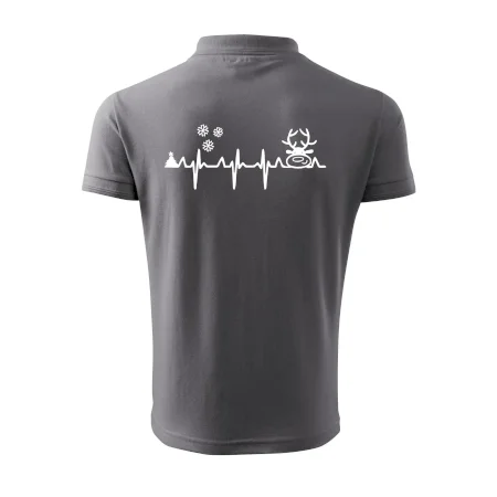 EKG Vánoce Vločky a sob