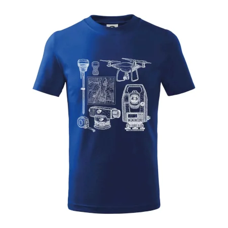 Geodet teodolit dron
