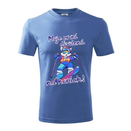 Moje první dovolená na horách modrá liška