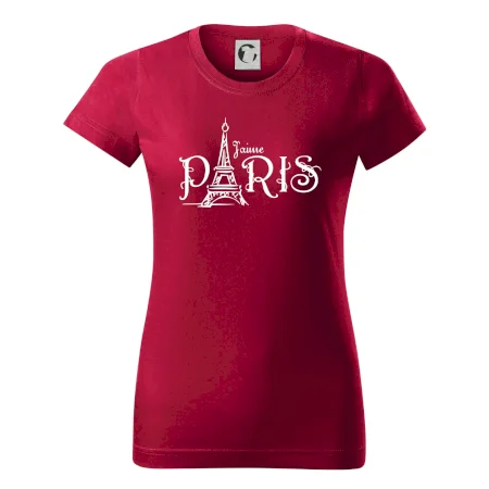 Paris nápis Eiffelovka rovný
