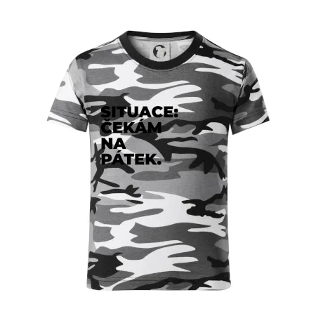 SITUACE:  ČEKÁM NA PÁTEK.