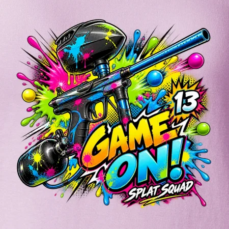 Barevná exploze game on paintball