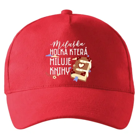 Kniha - Holka, která miluje knihy -  Vaše jméno