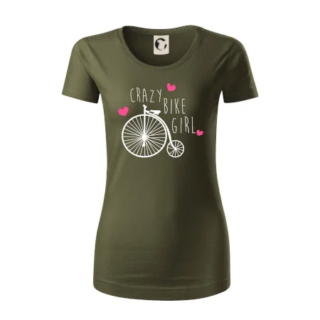 Crazy bike girl