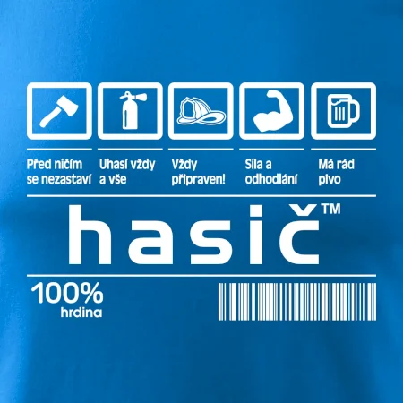 Čárový kód - Hasič