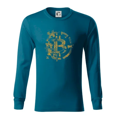 Logo bitcoin puzzle