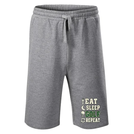 Eat sleep golf repeat typografie