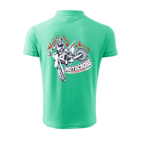 Motocross extreme sport fire