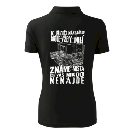 K řidiči náklaďáku buďte vždy milý