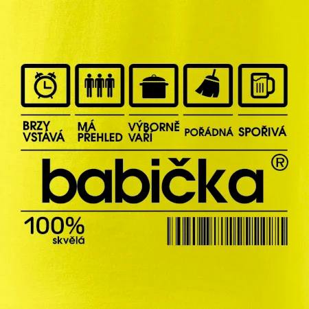 Čárový kód babička