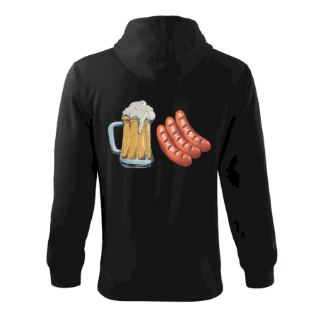 Pivo a klobása