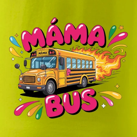 Máma bus - žlutý autobus
