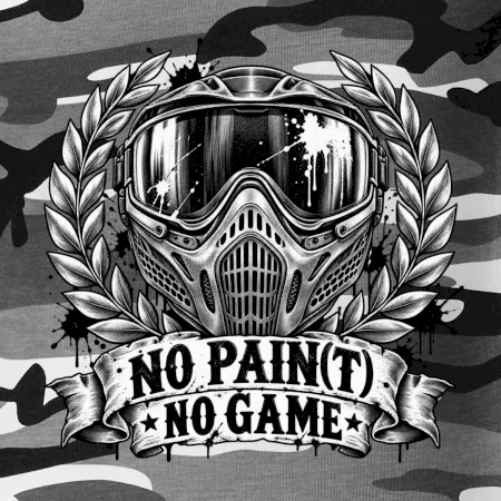 Motiv no paint no game s maskou