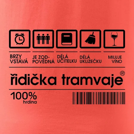 Čárový kód Řidič tramvaje