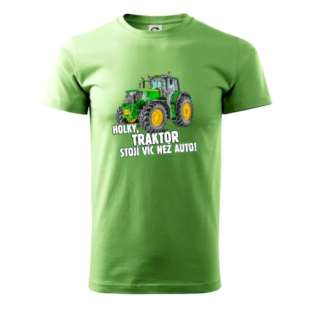 Holky, traktor stojí víc než auto