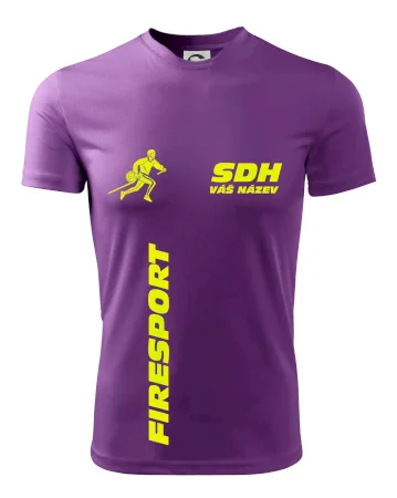 Hasičský sport SDH + váš název FLUO