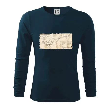 Mapa Báňské dráhy z Moravské Ostravy do Doubravy
