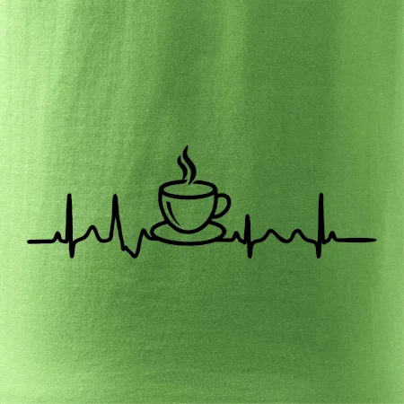 EKG hrnek kávy