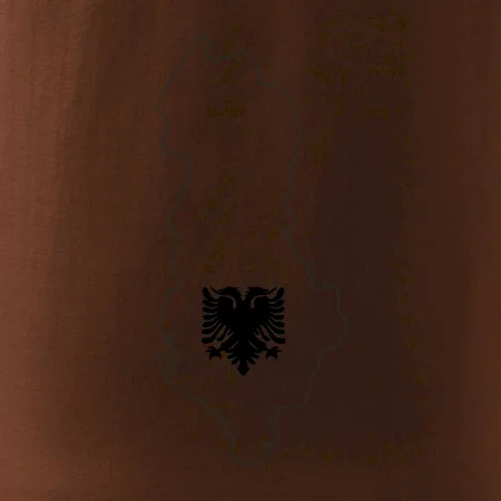Albánie obrys mapa