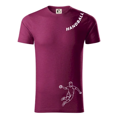 Handball nápis šikmo