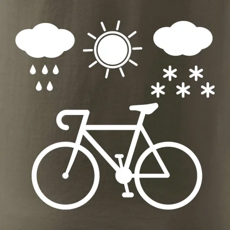 Cyklista za každého počasí
