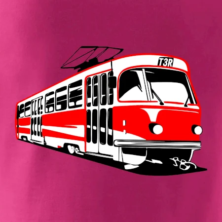 Tramvaj T3R barevná