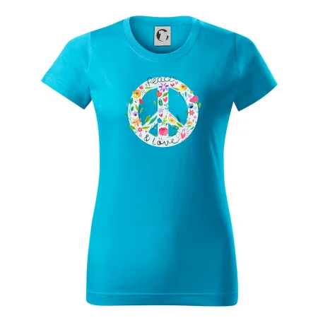 Peace and love symbol