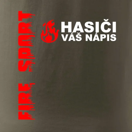 Hasiči (oheň,  Firesport, název sboru - vlastní nápis)