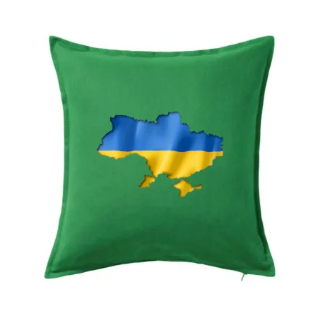 Ukrajina vlajka mapa