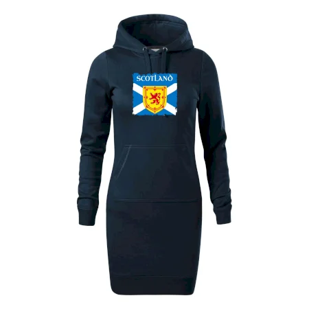 Skotská vlajka s erbem lva