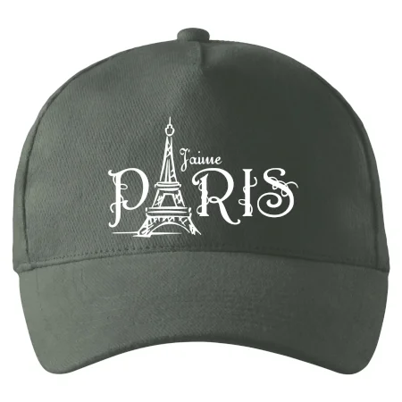 Paris nápis Eiffelovka rovný