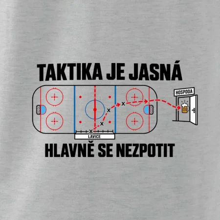 Hokejová taktika hlavně se nezpotit