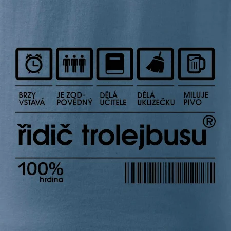 Čárový kód -  Řidič trolejbusu