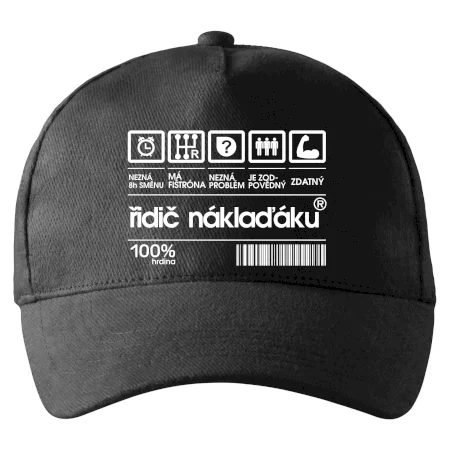 Čárový kód řidič náklaďáku