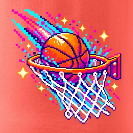 Pixel art basketbalový koš