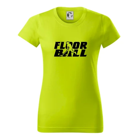 Floorball nápis rovný